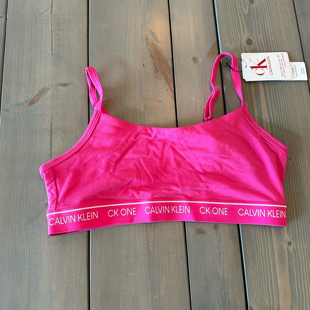 Calvin Klein bralette.  Size medium.